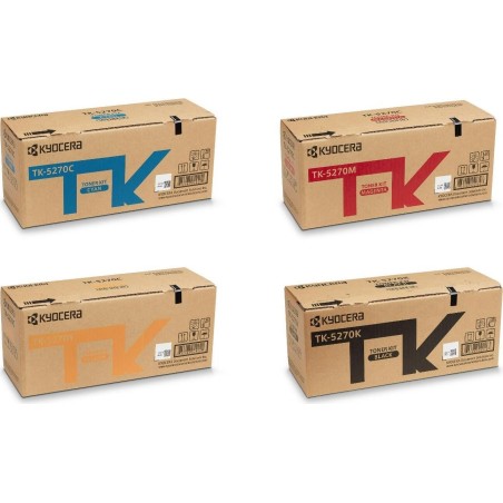 Kyocera Original TK-5270 Toner 4er Set BK/C/M/Y (OPTK-5270)