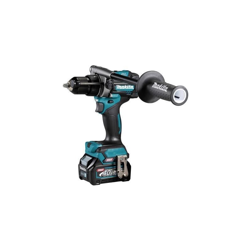 Makita HP001GD201 - Bohrhammer/Treiber - schnurlos - 2 Geschwindigkeiten - Bohrfutterschlüssel 13 mm - 140 N·m - 2 Akkus, Ladeg
