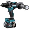 Makita HP001GD201 - Bohrhammer/Treiber - schnurlos - 2 Geschwindigkeiten - Bohrfutterschlüssel 13 mm - 140 N·m - 2 Akkus, Ladeg