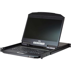Aten CL3108. Bildschirmdiagonale: 47 cm (18.5" ), Bildschirmauflösung: 1366 x 768 Pixel, Anzeige: TFT-LCD. Tastatur Porttyp: US