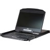 Aten CL3108. Bildschirmdiagonale: 47 cm (18.5" ), Bildschirmauflösung: 1366 x 768 Pixel, Anzeige: TFT-LCD. Tastatur Porttyp: US