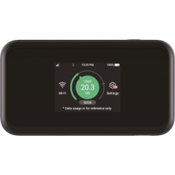 ZTE MU5001 HyperMobile 5G Router - 3.8 Gbps, Wi-Fi 6, 4500mAh, Touchscreen, Schwarz (MU5001)