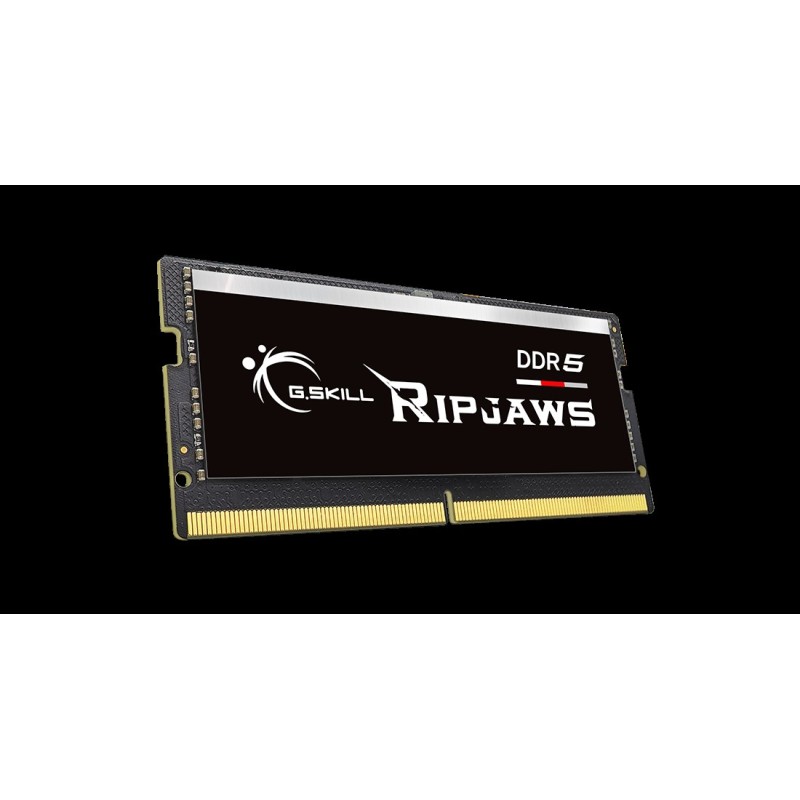 G.Skill Ripjaws - DDR5 - Kit - 32GB: 2 x 16GB - SO DIMM 262-PIN - 4800 MHz / PC5-38400 - CL34 - 1,1 V (F5-4800S3434A16GX2-RS)