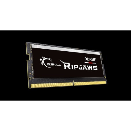 G.Skill Ripjaws - DDR5 - Kit - 32GB: 2 x 16GB - SO DIMM 262-PIN - 4800 MHz / PC5-38400 - CL34 - 1,1 V (F5-4800S3434A16GX2-RS)