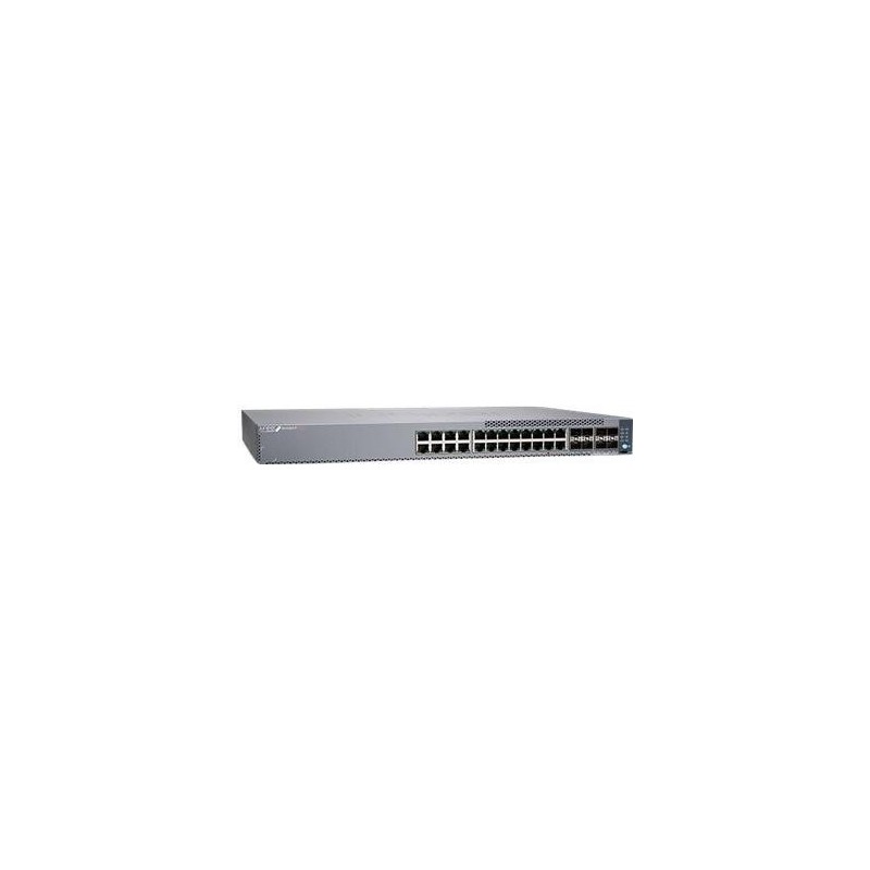 Juniper EX4100-F 24-Port 10/100/1000BaseT PoE+, 4x 10G SFP+ Uplink ports, 4x 10G SFP+ Stacking ports (optics sold separately) w