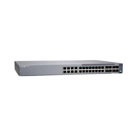 Juniper EX4100-F 24-Port 10/100/1000BaseT PoE+, 4x 10G SFP+ Uplink ports, 4x 10G SFP+ Stacking ports (optics sold separately) w