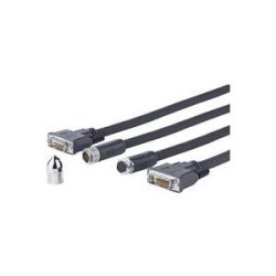 VivoLink Pro Cross Wall - DVI-Kabel - DVI-D (M) zu DVI-D (M) - 20,0m - Daumenschrauben (PRODVICW20)