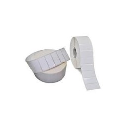 Zebra PolyE 3100T Gloss - Polyethylen (PE) - glänzend - permanenter Acrylklebstoff - weiß - 102 x 76 mm 9600 Etikett(en) (12 Ro