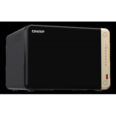 QNAP TS-664 - NAS-Server - 6 Schächte - SATA 6Gb/s - RAID 5, 10 - RAM 8GB - iSCSI Support (TS-664-8G)