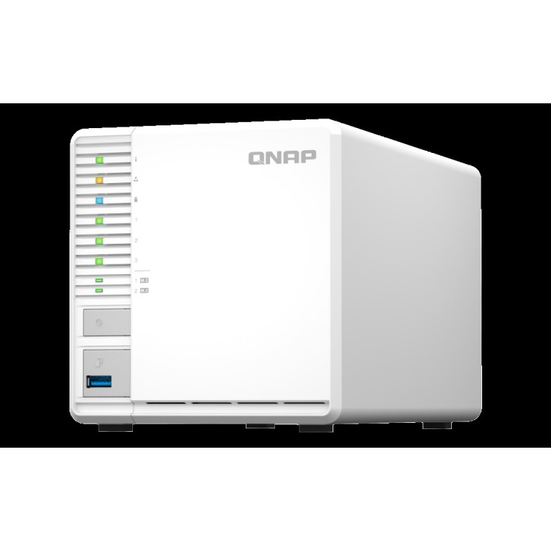 QNAP TS-364 - NAS-Server - 3 Schächte - SATA 6Gb/s - RAID 5 - RAM 8 GB - 2.5 Gigabit Ethernet - iSCSI Support