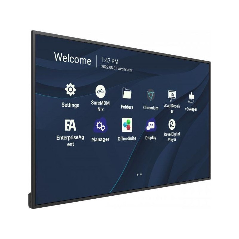 Viewsonic CDE4330 109,20cm (43")  4K UHD Digital Signage Display Android 11 450 cd/m² 24/7 USB-C (CDE4330)