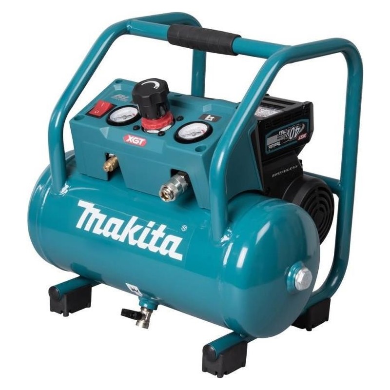 MAKITA AC001GZ - Akku-Kompressor (40V XGT | Luftdruck max. 9,3 bar | ohne Akku & Ladegerät) (AC001GZ)
