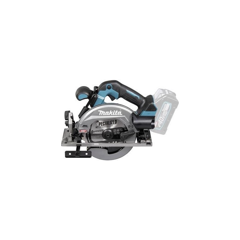 MAKITA HS012GZ - Akku-Handkreissäge (40V XGT | bürstenloser Motor | Sägeblatt 165 mm | LED-Licht | ohne Akku & Ladegerät) (HS01