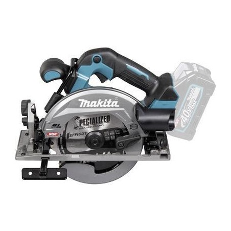 MAKITA HS012GZ - Akku-Handkreissäge (40V XGT | bürstenloser Motor | Sägeblatt 165 mm | LED-Licht | ohne Akku & Ladegerät) (HS01