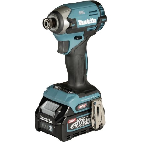 MAKITA TD003GA202 - Akku-Schlagschrauber (40 V XGT | bürstenloser Motor | 210 Nm Drehmoment | 1/4\"-Innensechskantaufnahme | LE"