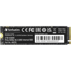 Verbatim Vi3000 - SSD - High Endurance - 2TB - NVMe - intern - M.2 2280 (M.2 2230) - PCIe 3.0 x4 (49376)
