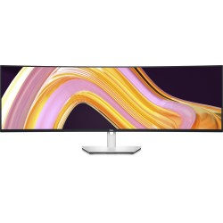 DELL UltraSharp U4924DW 124,5 cm (49" ) 5120 x 1440 Pixel 5K Ultra HD LCD Schwarz - Silber [Energieklasse G] (DELL-U4924DW)