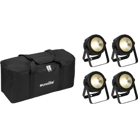 EUROLITE Set 4x LED PARty Spot COB + Soft-Bag (20000950)