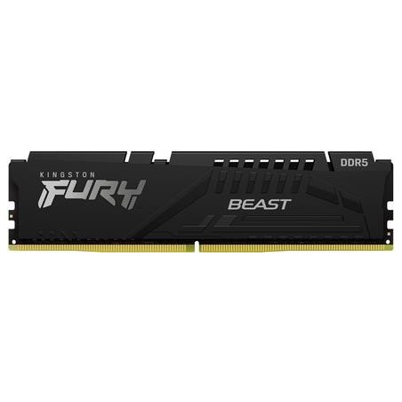 Kingston FURY Beast - DDR5 - Kit - 64 GB: 4 x 16 GB - DIMM 288-PIN - 3000 MHz / PC5-48000 - CL40 - 1.35 V - ungepuffert - on-di
