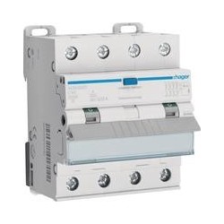 Hager Fi/LS-Schalter ADX490D 4polig 10kA C40A 0.03A A - Leitungsschutzschalter (ADX490D)