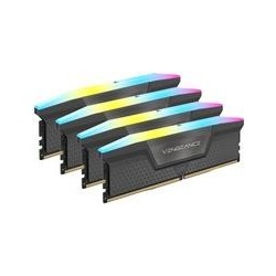 Corsair Vengeance RGB - DDR5 - Kit - 64 GB: 4 x 16 GB - DIMM 288-PIN - 6000 MHz / PC5-48000 - CL36 - 1.35 V - ungepuffert - Sch