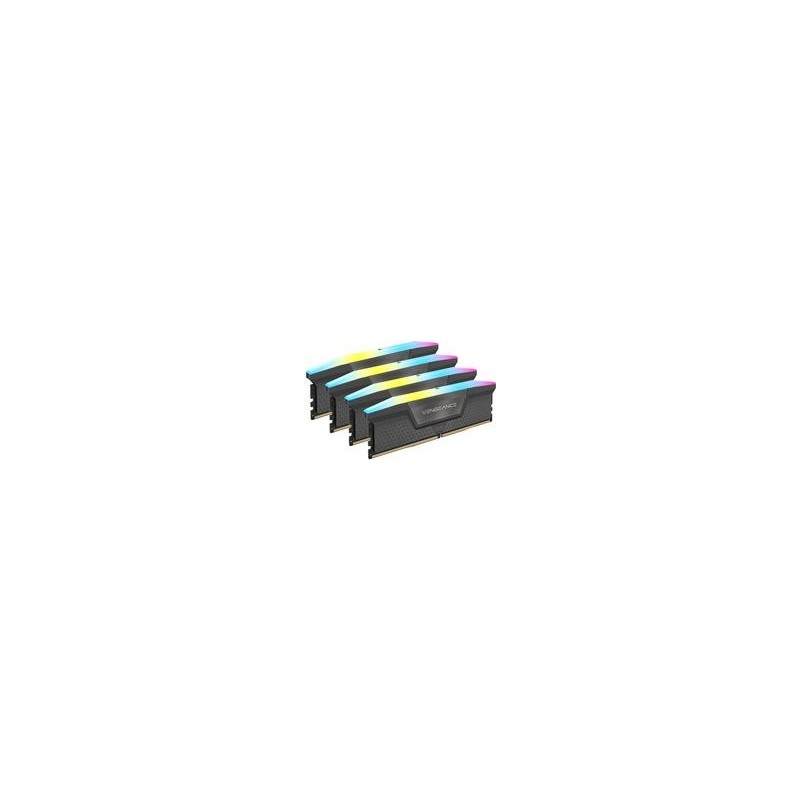 Corsair Vengeance RGB - DDR5 - Kit - 64 GB: 4 x 16 GB - DIMM 288-PIN - 6000 MHz / PC5-48000 - CL36 - 1.35 V - ungepuffert - Sch