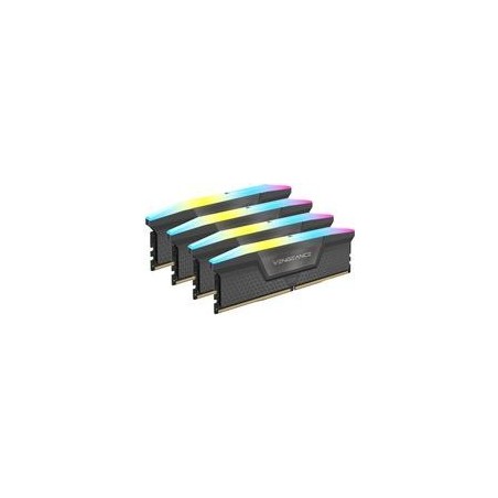 Corsair Vengeance RGB - DDR5 - Kit - 64 GB: 4 x 16 GB - DIMM 288-PIN - 6000 MHz / PC5-48000 - CL36 - 1.35 V - ungepuffert - Sch
