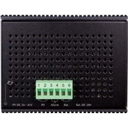 PLANET BSP-360 - Switch - verwaltet - 4 x 10/100/1000 (PoE+) + 1 x 10/100/1000 - an DIN-Schiene montierbar, wandmontierbar - Po