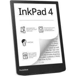 PocketBook InkPad 4 - 19,8 cm (7.8") - E Ink Carta - 1404 x 1872 Pixel - PDF DRM - ACSM - AZW - AZW3 - CBR - CBZ - CHM - DOC -