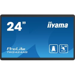 iiyama ProLite TW2424AS-B1, Projected Capacitive, 10 TP, Full HD, USB, USB-C, Ethernet, Android, schwarz Touchmonitor (Seitenve