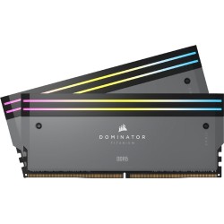 CORSAIR Dominator Titanium RGB - DDR5 - Kit - 64GB: 2 x 32GB - DIMM 288-PIN - 3000 MHz / PC5-48000 - CL30 - non-ECC - Grau (CMP