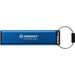 Kingston IronKey Keypad 200 - USB-Flash-Laufwerk - verschlüsselt - 256GB - USB 3,2 Gen 1 (IKKP200/256GB)