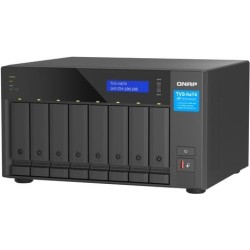 QNAP TVS-h874T - NAS-Server - 8 Schächte - SATA 6Gb/s - RAID JBOD, 0, 1, 5, 6, 10, 50, 60 - RAM 64GB - 2,5 Gigabit Ethernet - i