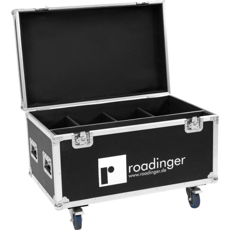 ROADINGER Flightcase 4x LED IP Atmo Blinder 9 (31005229)