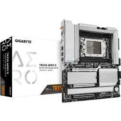 Gigabyte TRX50 AERO D Mainboard AMD TRX50 sTR5 E-ATX 1TB DDR5 Wi-Fi 7 10GbE LAN (TRX50 AERO D)