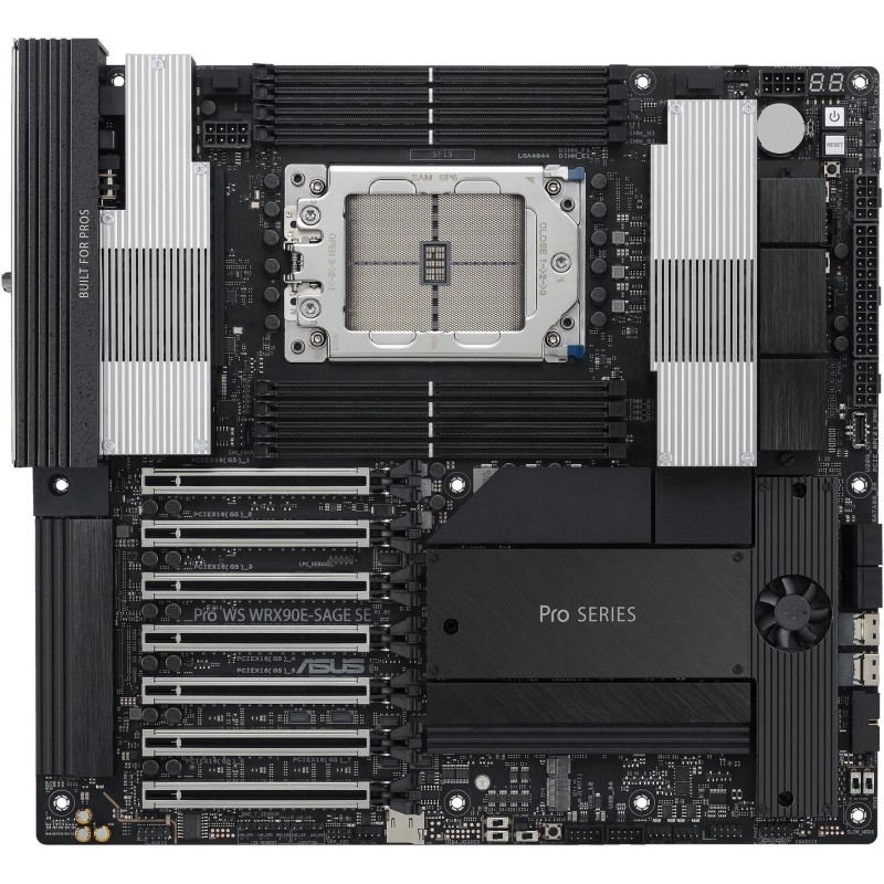 ASUS PRO WS WRX90E-SAGE SE - Motherboard - SSI EEB AST2600 - Socket sTR5 - AMD WRX90 Chipsatz - USB 3,2 Gen 1, USB-C 3,2 Gen 2x