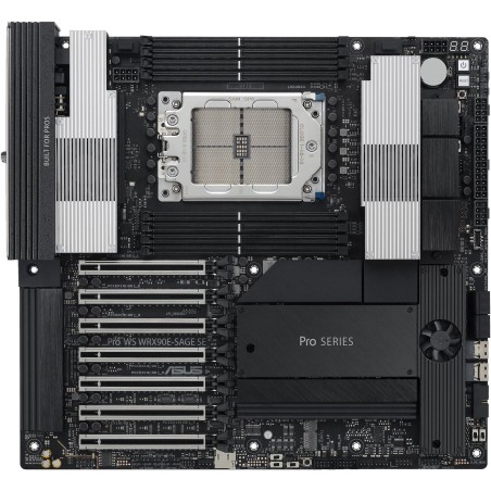 ASUS PRO WS WRX90E-SAGE SE - Motherboard - SSI EEB AST2600 - Socket sTR5 - AMD WRX90 Chipsatz - USB 3,2 Gen 1, USB-C 3,2 Gen 2x
