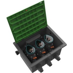 Gardena 1286-20. Produkttyp: Ventil, Produktfarbe: Schwarz, Maximaler Wasserdruck: 12 bar. Menge pro Packung: 3 Stück(e) (01286