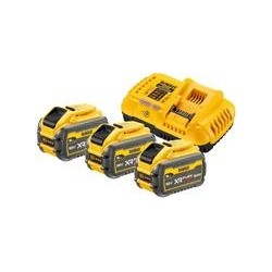 DEWALT Starter-Set 3xAkku 54V/162 Wh - Technische Daten:|Akku-Spannung und -Kapazität: 54 bzw. 18 Volt mit max. 9,0 Ah|Akku-Lei