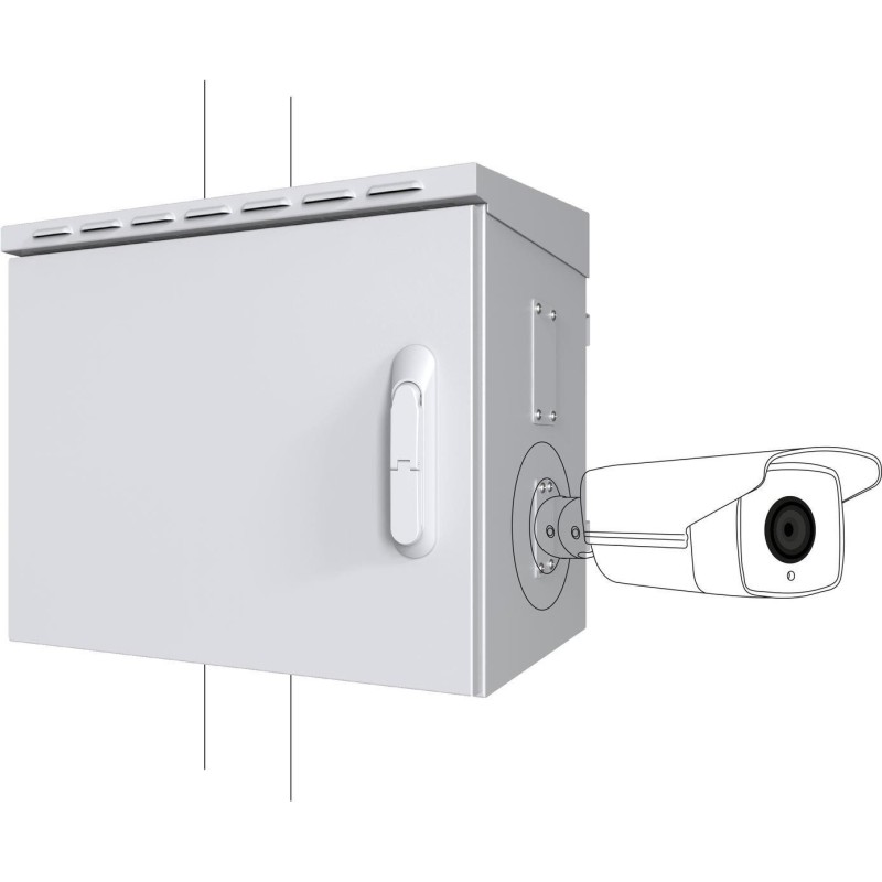 Lanview RCCTV005. Rack-Kapazität: 0U, Internationale Schutzart (IP-Code): IP66. Gewicht: 29 kg. Produktfarbe: Weiß (RCCTV005)