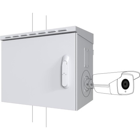 Lanview RCCTV005. Rack-Kapazität: 0U, Internationale Schutzart (IP-Code): IP66. Gewicht: 29 kg. Produktfarbe: Weiß (RCCTV005)