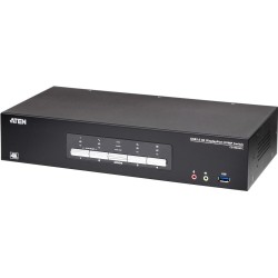 ATEN 4-Port USB True 4K DisplayPort KVM Switch - KVM-Umschalter - 4-Port (CS1924ATC)
