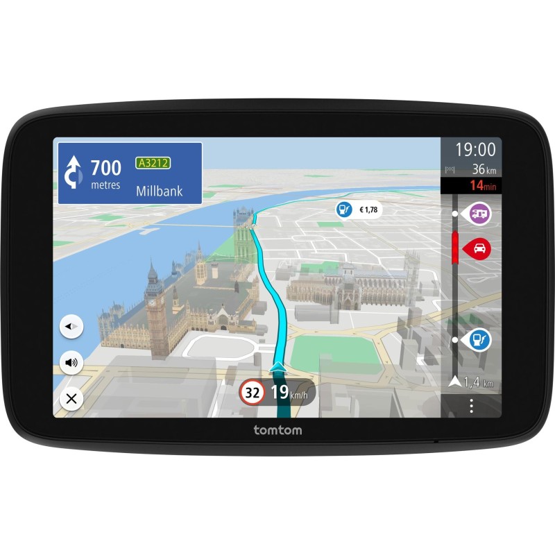 TomTom GO Camper Max Navigationssystem Fixed 17,8 cm (7") Touchscreen 400 g Schwarz (1YD7.002.30)