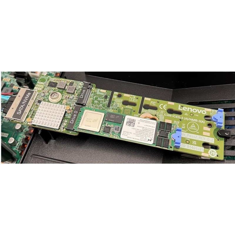 Lenovo ThinkSystem B540i-2i - Speichercontroller (RAID) - 2 Sender/Kanal - RAID 0, 1, JBOD - PCIe 4,0 x2 - für ThinkSystem SR25