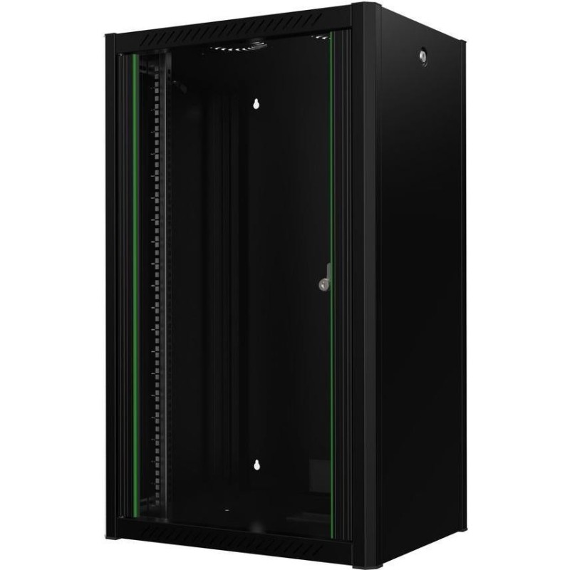 Lanview 19" 20U W=600mm D=450mm H=1000mm WALLMOUNT PRO BLACK (RWP20U45BL)