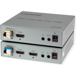 ROLINE KVM-Verlängerung via LWL USB+ HDMI 4K60 20km (14.01.3363)