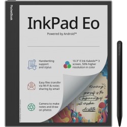Pocketbook InkPad Eo E-Reader - Mist Grey - 10.3" Farbdisplay - Stylus-Unterstützung