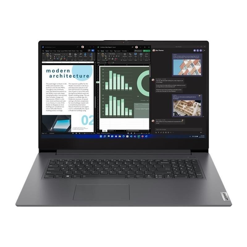 Lenovo V17 G4 IRU 83A2 - 180°-Scharnierdesign - Intel Core i5 13420H / 2,1 GHz - Win 11 Pro - Intel Iris Xe Grafikkarte - 16GB