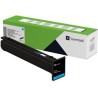 Lexmark - Cyan - original - Box - Tonerpatrone LCCP, LRP - für Lexmark CS963e, CX833se, CX950se, CX951se, CX961se, CX962se, CX9