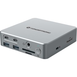 Conceptronic DONN25G 15-in-1 DisplayLink USB 3.2 Gen 2 Dockingstation - 4K60Hz Triple-Display - HDMI x 2 - DisplayPort - USB-C